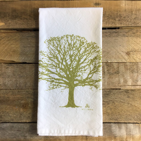 WHISPER OF TREES, Organic Tea Towel