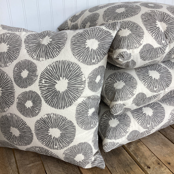 Mushroom Spore Print Pillow, 18