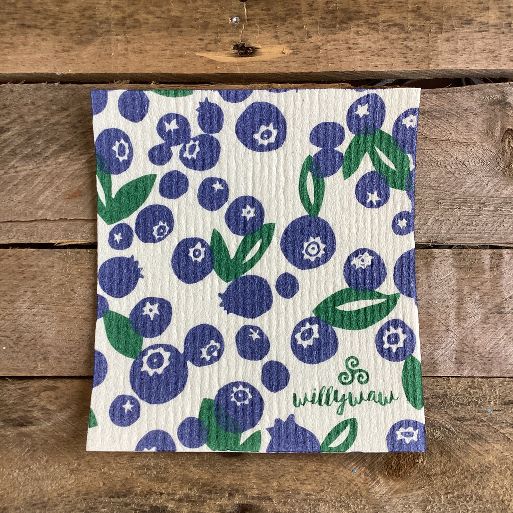 Highbush Blueberry - Swedish Dishcloth – Willywaw