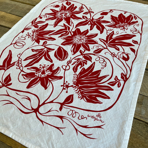 Let Your Love Grow Tea Towel