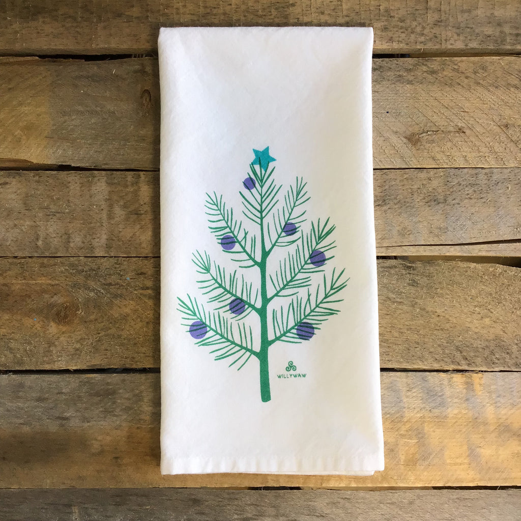 Christmas Tree Tea Towel